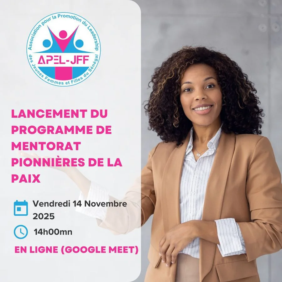 Affiche — lancement d'un programme de mentorat