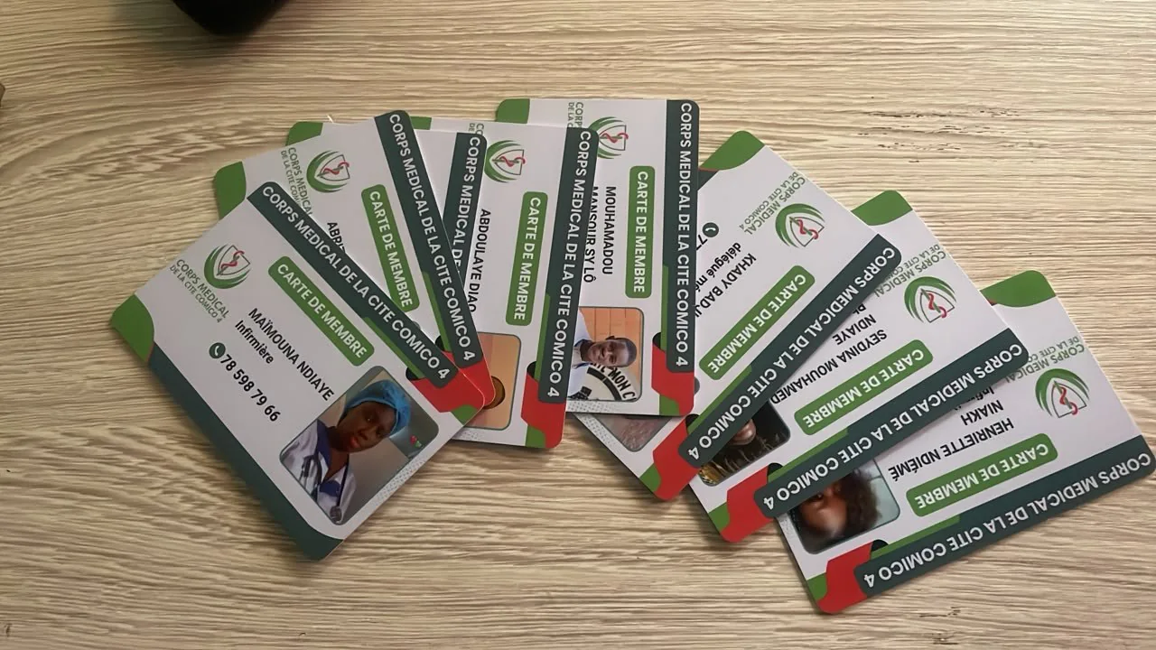 Cartes de membre