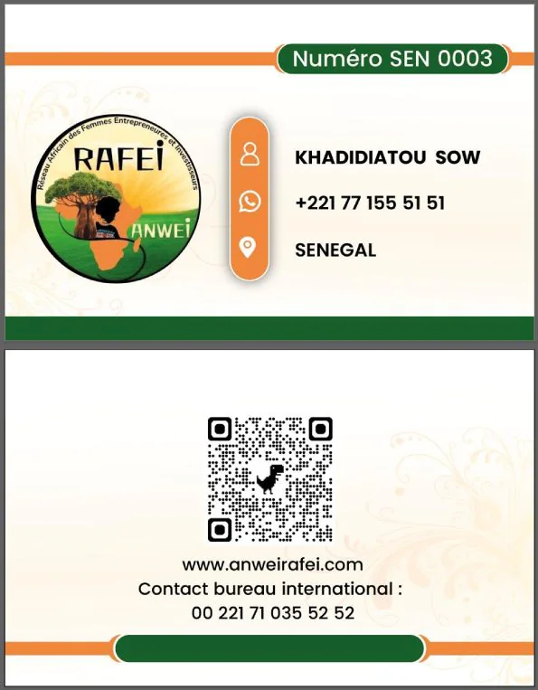Carte de visite — organisation