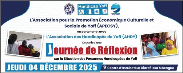 Banderole — journée de réflexion