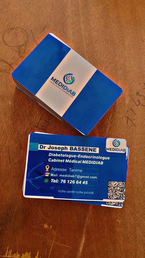 Cartes de visite — cabinet médical