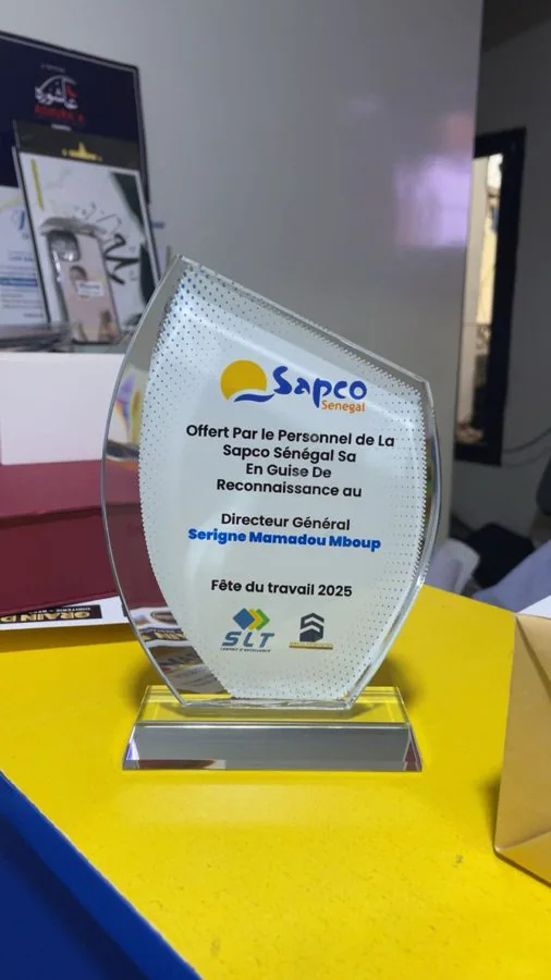 Trophée en plexiglas